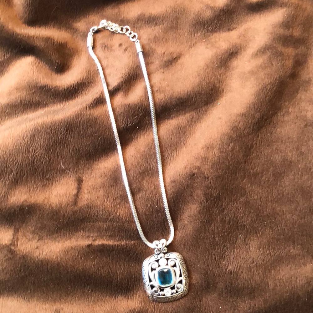 Brighton blue stone necklace